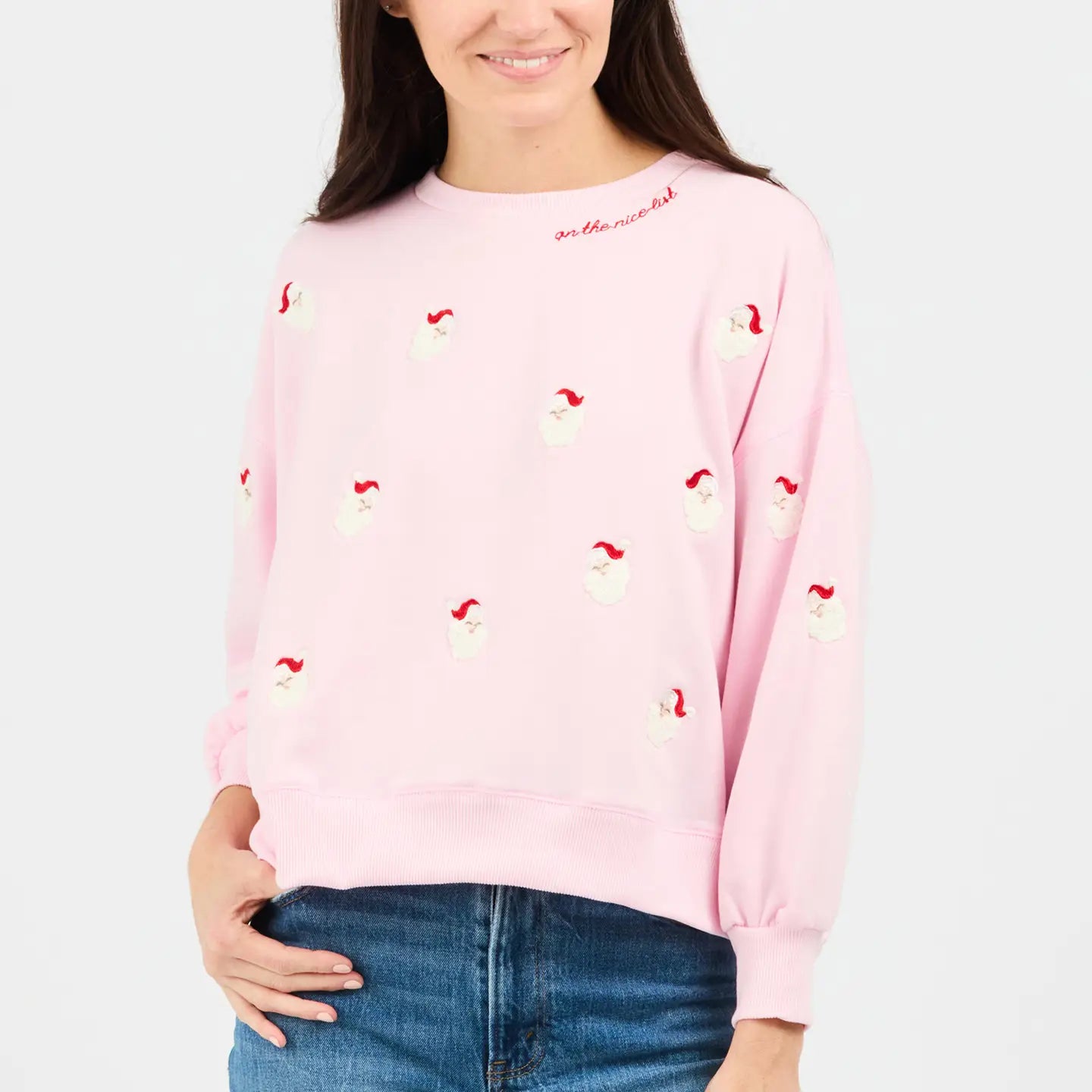 MS Mille Small Santa Sweatshirt Curvy