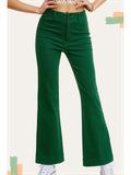 La Miel Soft Washed Highwaisted Wide Flare Pants