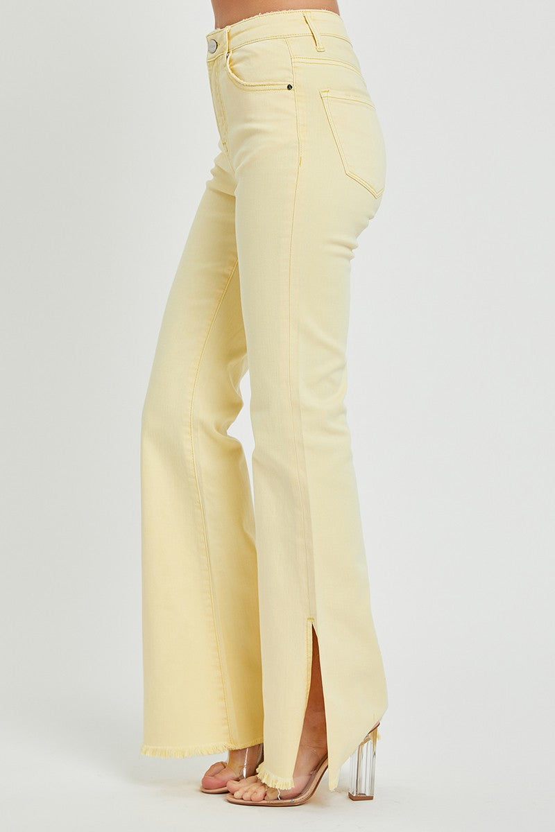 Risen High Rise Flare Slit Pants