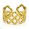 Splendid Iris Quatrefoil Statement Ring, Water-Resistant