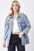 Risen Curvy Oversized DenimJacket