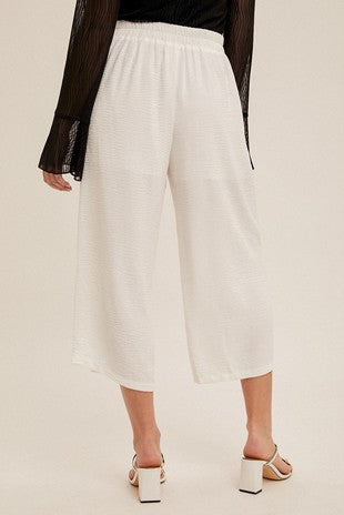MB Tie Waist Pull-on Crop Pants