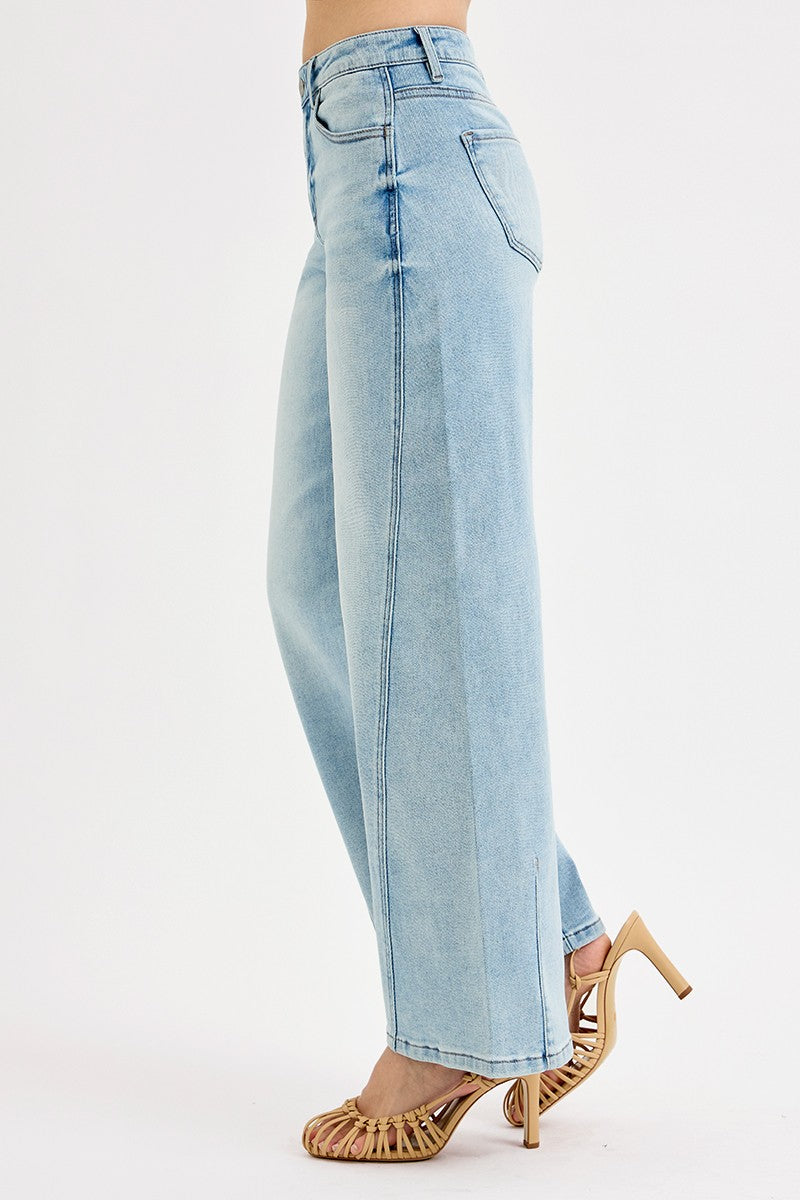 Risen Plus Mid Rise Fit Barrel Jeans