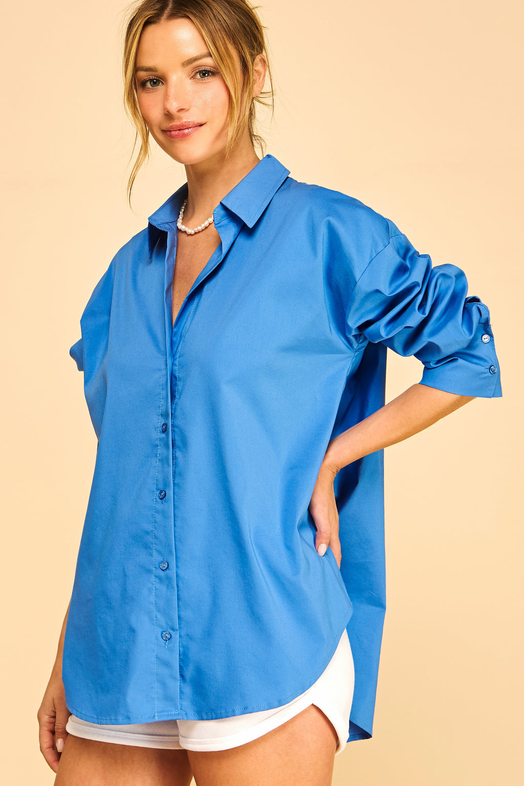 Freezia Button Down Collar Shirt