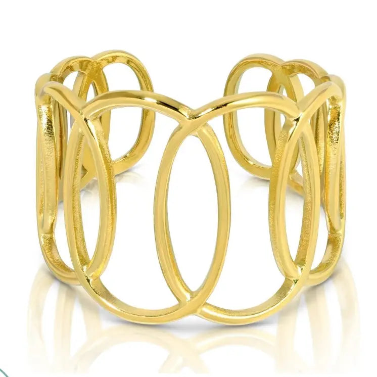 Splendid Iris Large Delicate Statement Ring, Water-Resistant