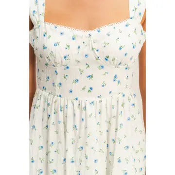 Hyfve Floral Tiered Dress With Boning