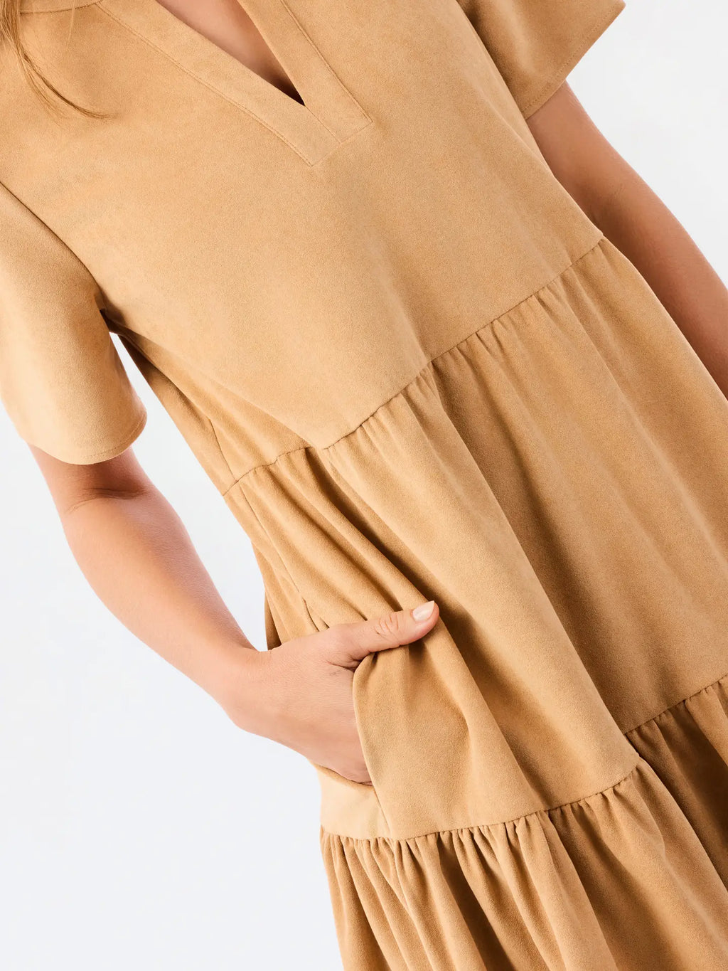 MS Adelyn Tan Suede Drees