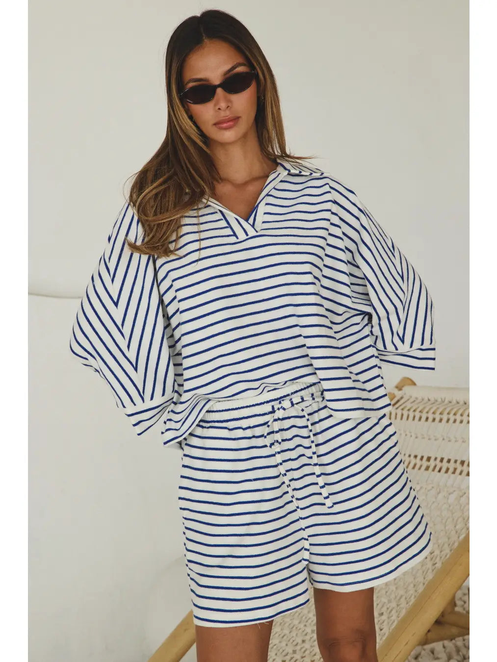 Oddi Two Piece Striped Set