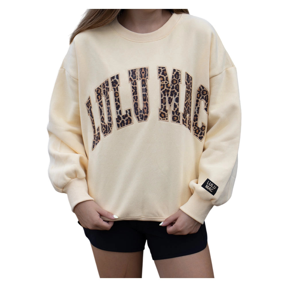 Lulu Mac Leopard Print Sweatshirt