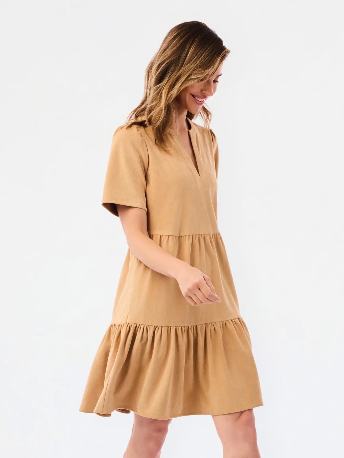 MS Adelyn Tan Suede Drees