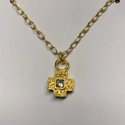 Faith Inspired Filigree Cross Pendant Necklace
