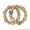 WH Water Resistant Set 16mm and 14mm Stretch Bracelets