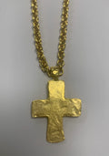 Cross Pendant Necklace 21"