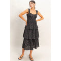 Hyfve Floral Tiered Dress With Boning