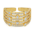 Splendid Iris All That Shimmers, Pavé Statement Ring