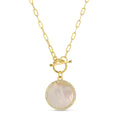 Splendid Iris Mother of Pearl Necklace
