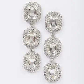H&D Rhinestone Dangle Earring