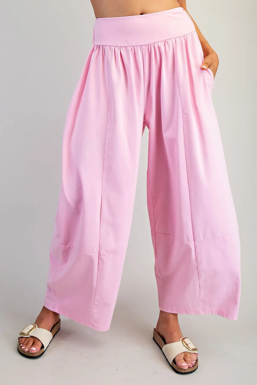 Eesome Mineral Washed Wide Leg Pants