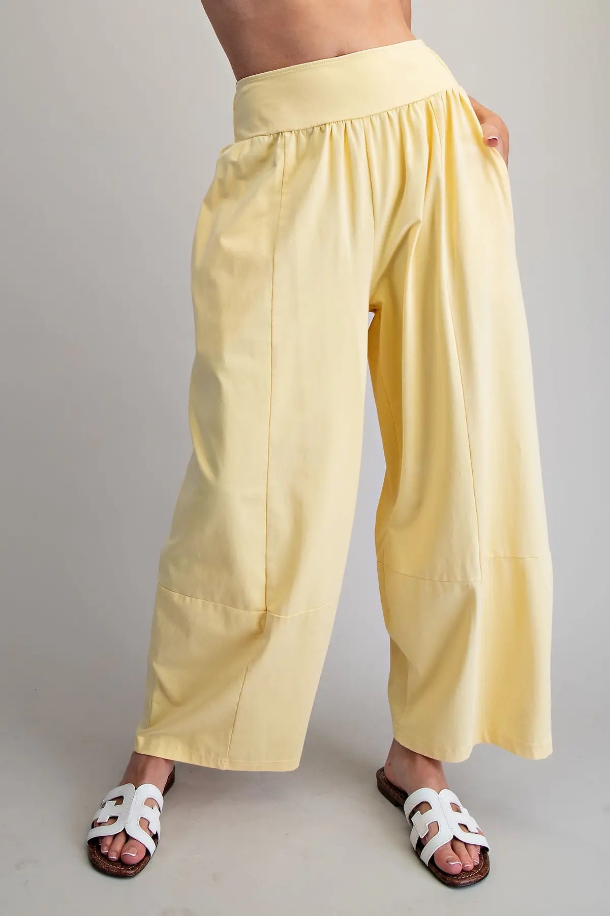 Eesome Mineral Washed Wide Leg Pants