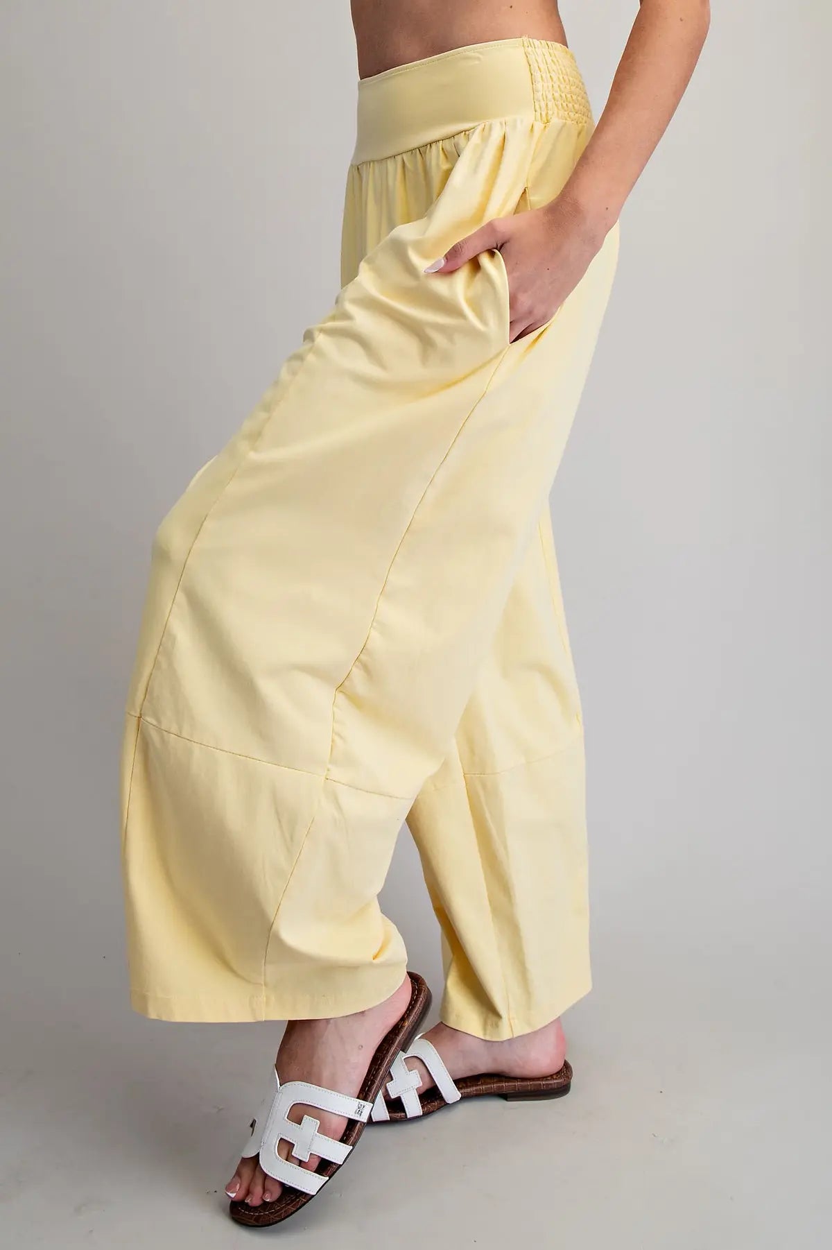 Eesome Mineral Washed Wide Leg Pants