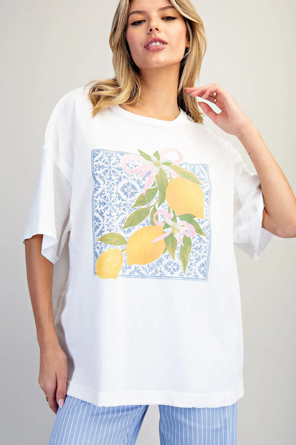 Eesome Lemon Printed Tee Shirt