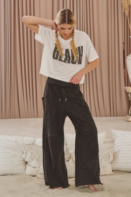 JBJ Sheer Beach Cropped Tee