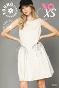 Umgee Luxeknit Sleeveless Keyhole Mini Dress
