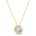 Splendid Iris Bold Contemporary Faux Diamond Necklace