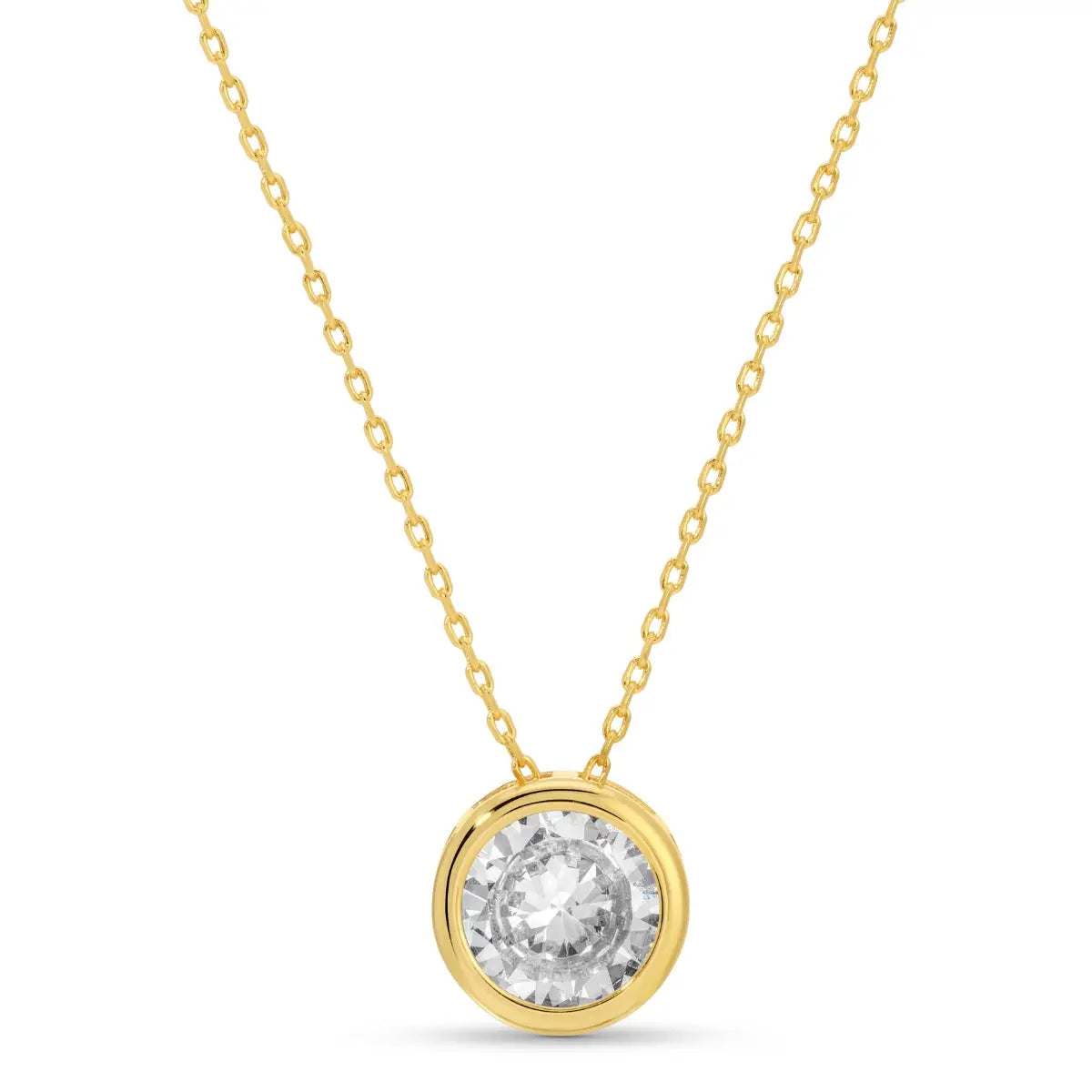 Splendid Iris Bold Contemporary Faux Diamond Necklace