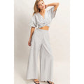 Hyfve Striped Twist Front Top & Pants