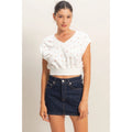 Hyfve Floral V-Neck Crop Top