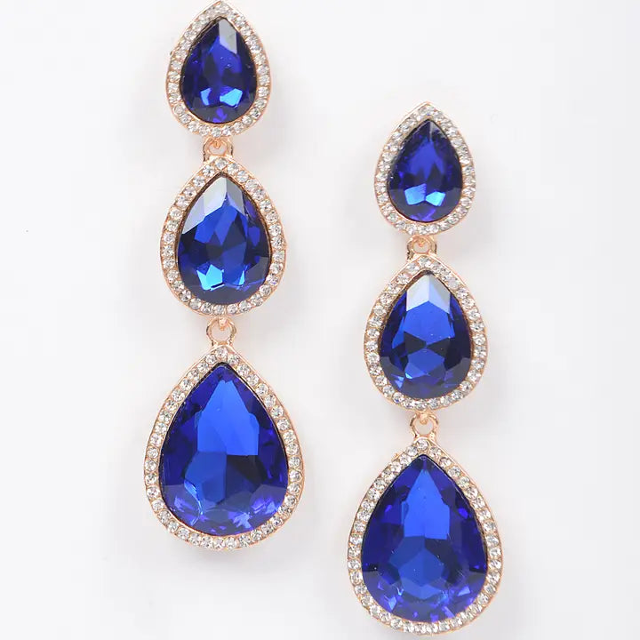 H&D Teardrop Drop Earrings