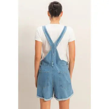 Hyfve Denim Cross Back Overalls
