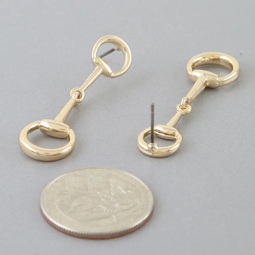 H&D Toggle Chain Drop Earrings