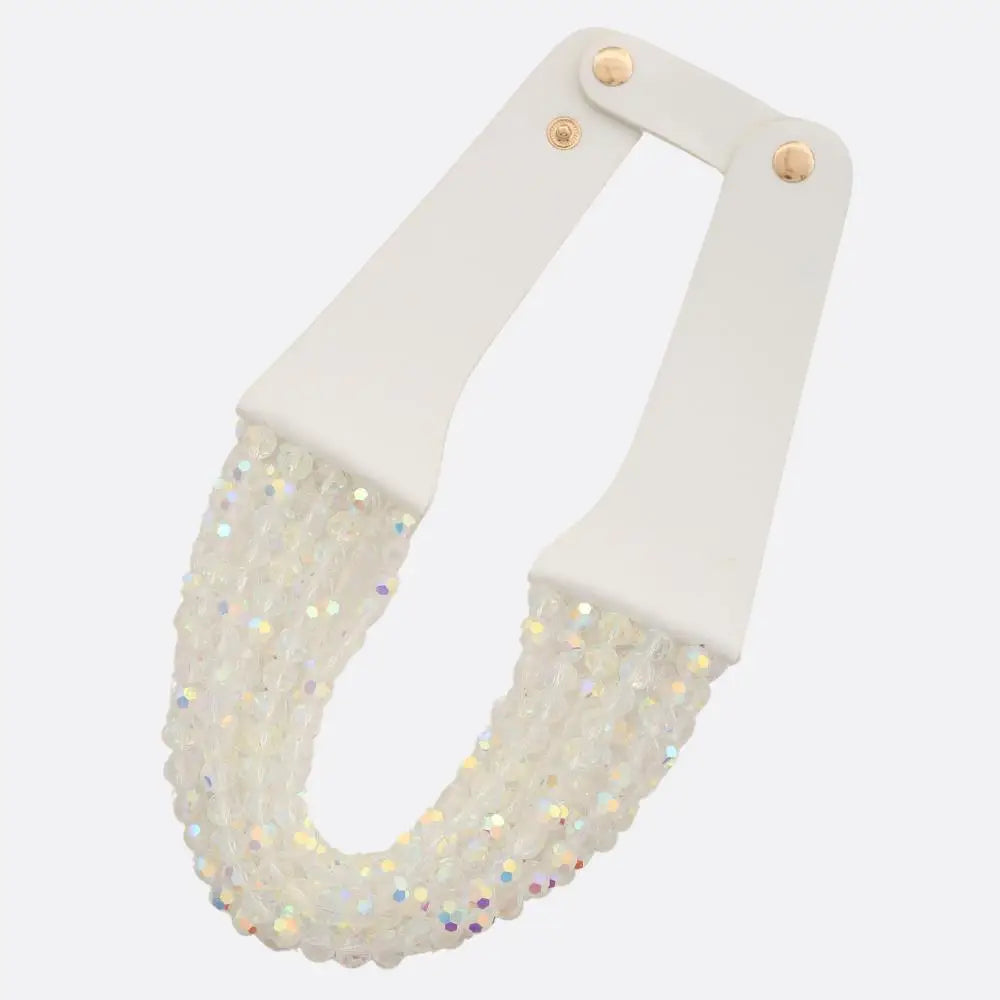 Faire Beaded Thick Layered Necklace