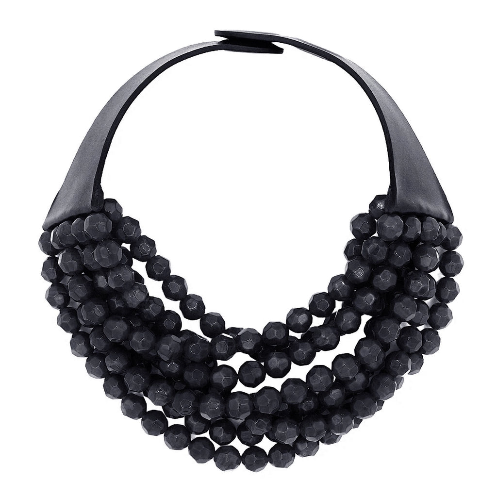 ANB Chunky Beaded Layered Necklace