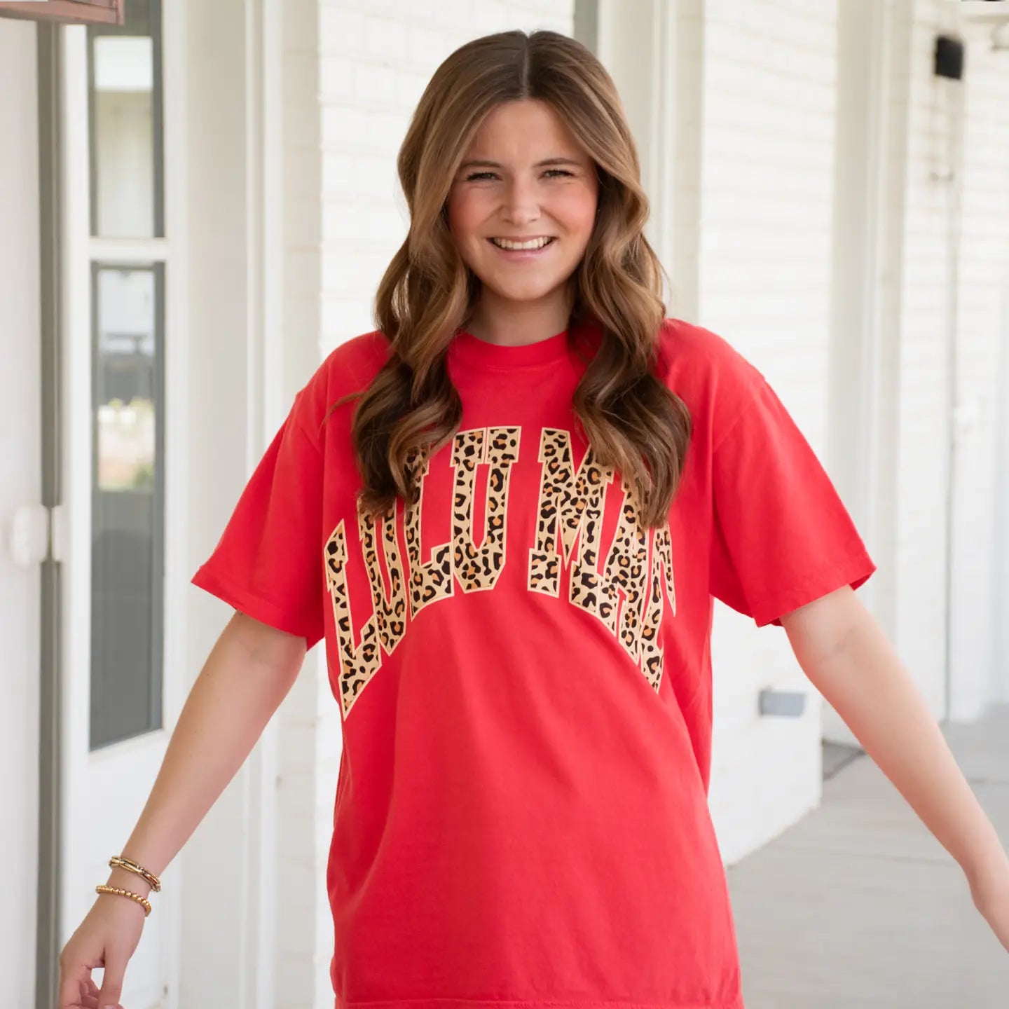 Lulu Mac Leopard Print T-Shirt