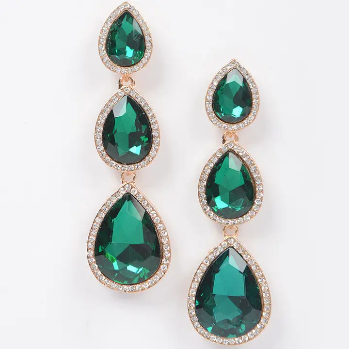 H&D Teardrop Drop Earrings