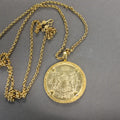 Vintage Coin Pendant Necklace