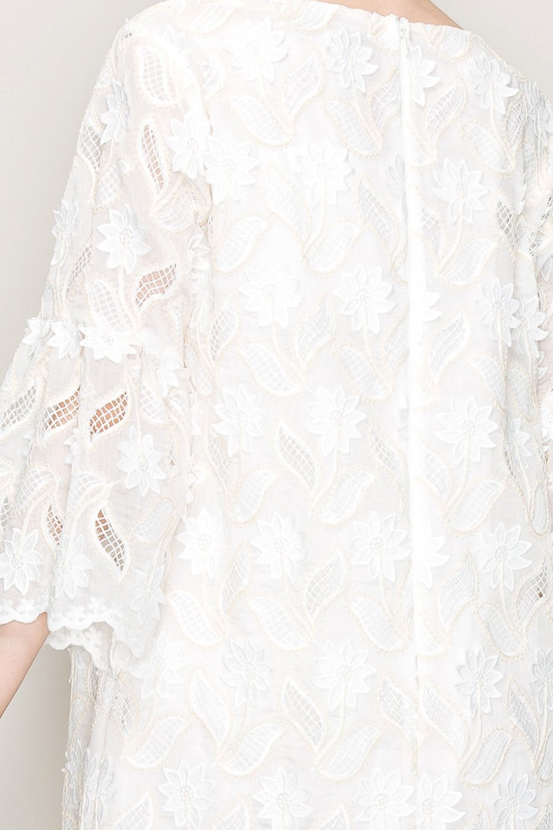 INA Floral Lace Mini Dress